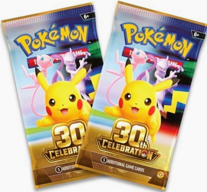 Pokémon TCG 30th Celebration Booster Pack - 2 Pack Bundle
