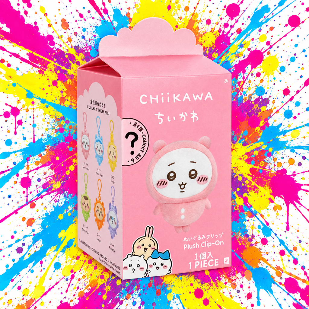 Chiikawa blind box plush clip-on packaging