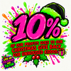 Christmas give-back badge with social live box