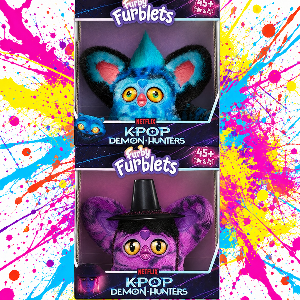 Furby Furblets KPop Demon Hunters boxes