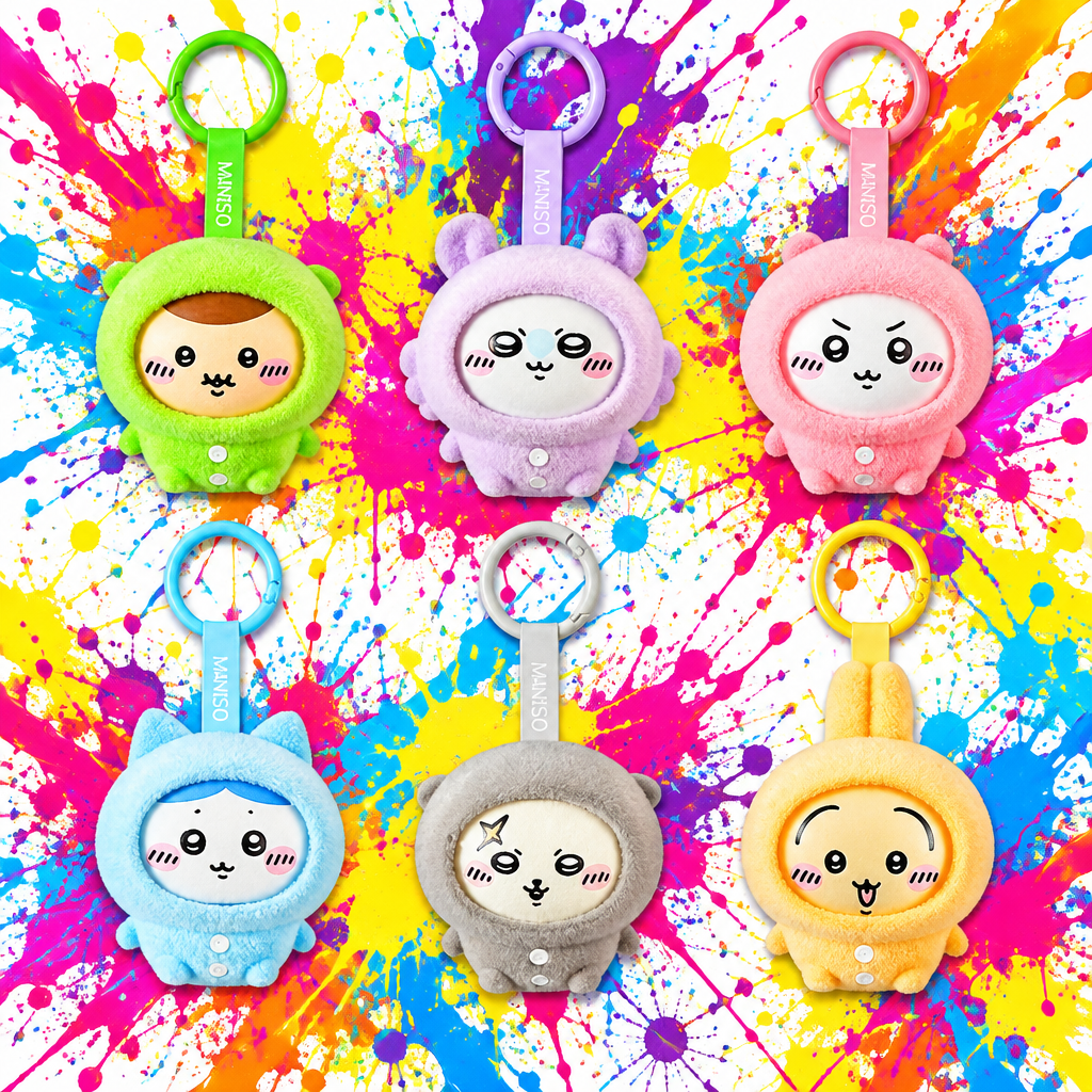 Chiikawa plush clip-on character collection