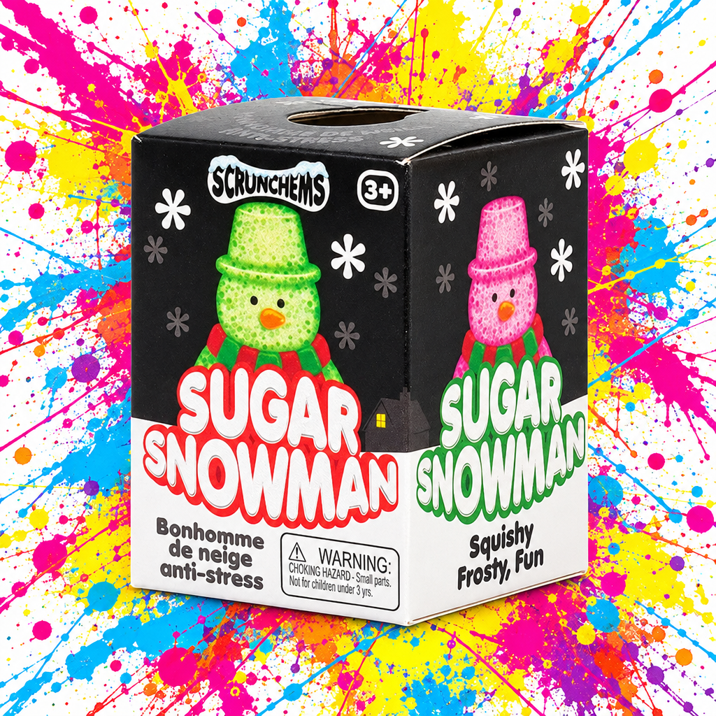 Scrunchems®️  Sugar Snowman Squishy